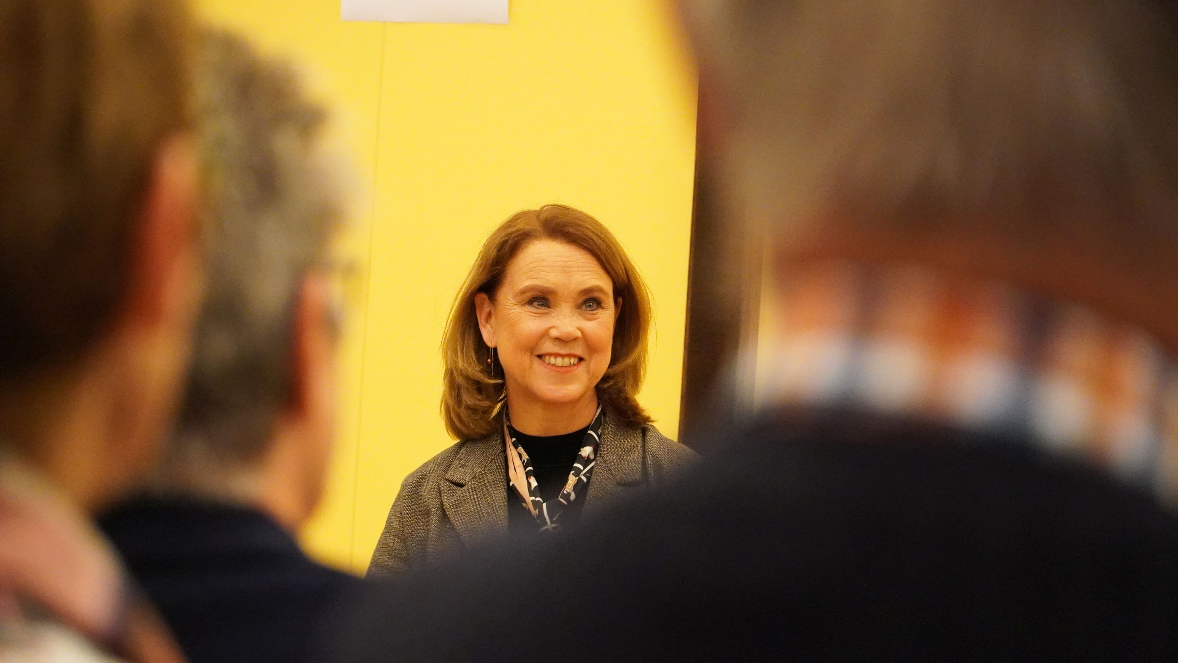 Petra Olschowski on stage at the Cannstatter Forum