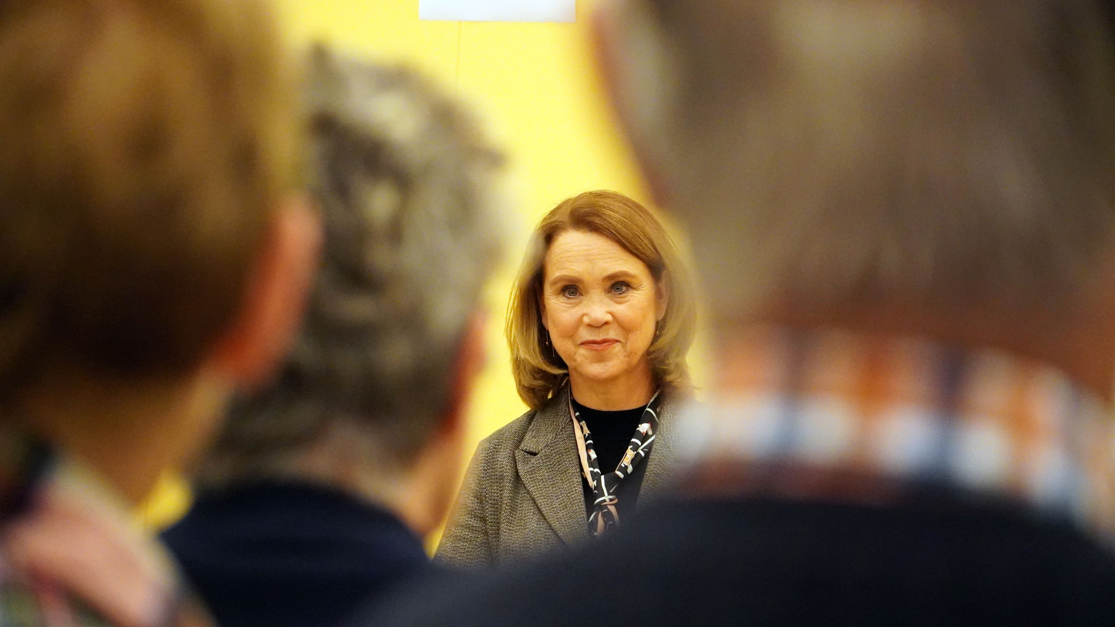 Petra Olschowski on stage at the Cannstatter Forum